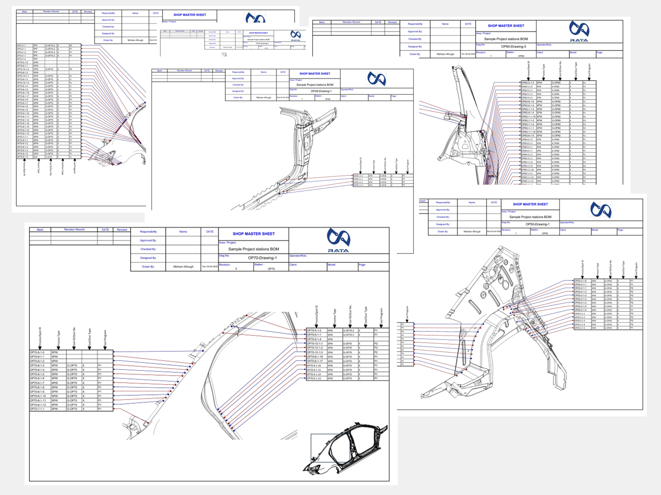 Process Sheet Drawing Viewer